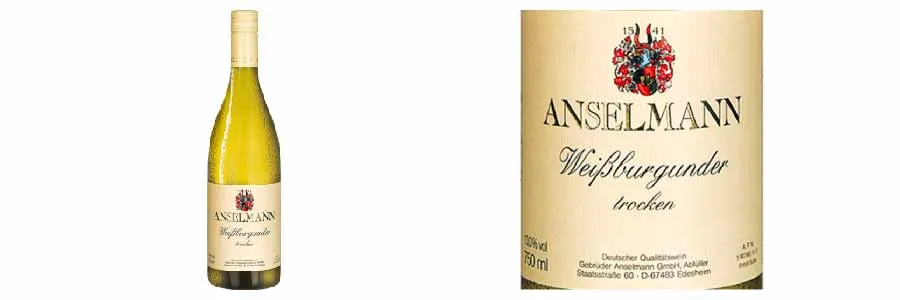 ANSELMANN Weißburgunder Pfalz, trocken