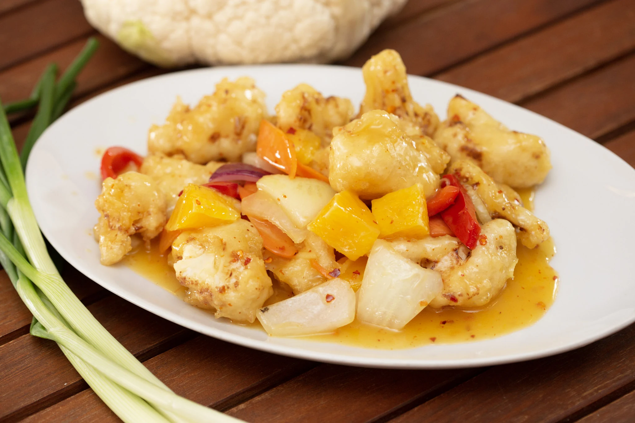 Dim Sum Orange Cauliflower
