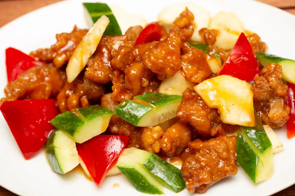 Hähnchen süßsauer