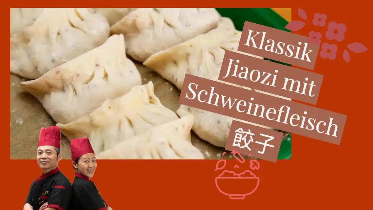Gebratene Jiaozi mit Schweinefleisch