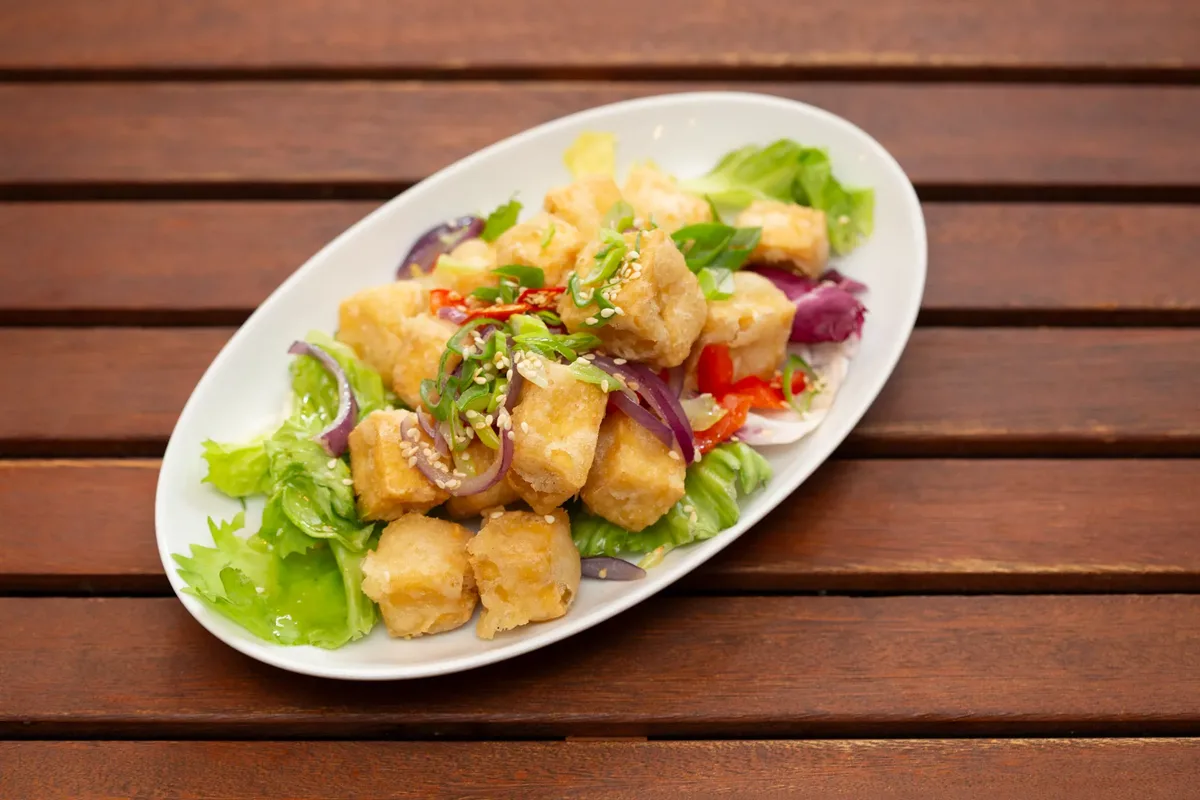 Dim Sum Tofu with Salt and Pepper
