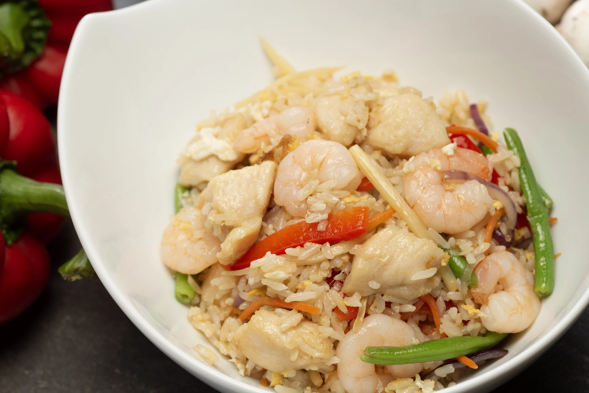 虾炒饭