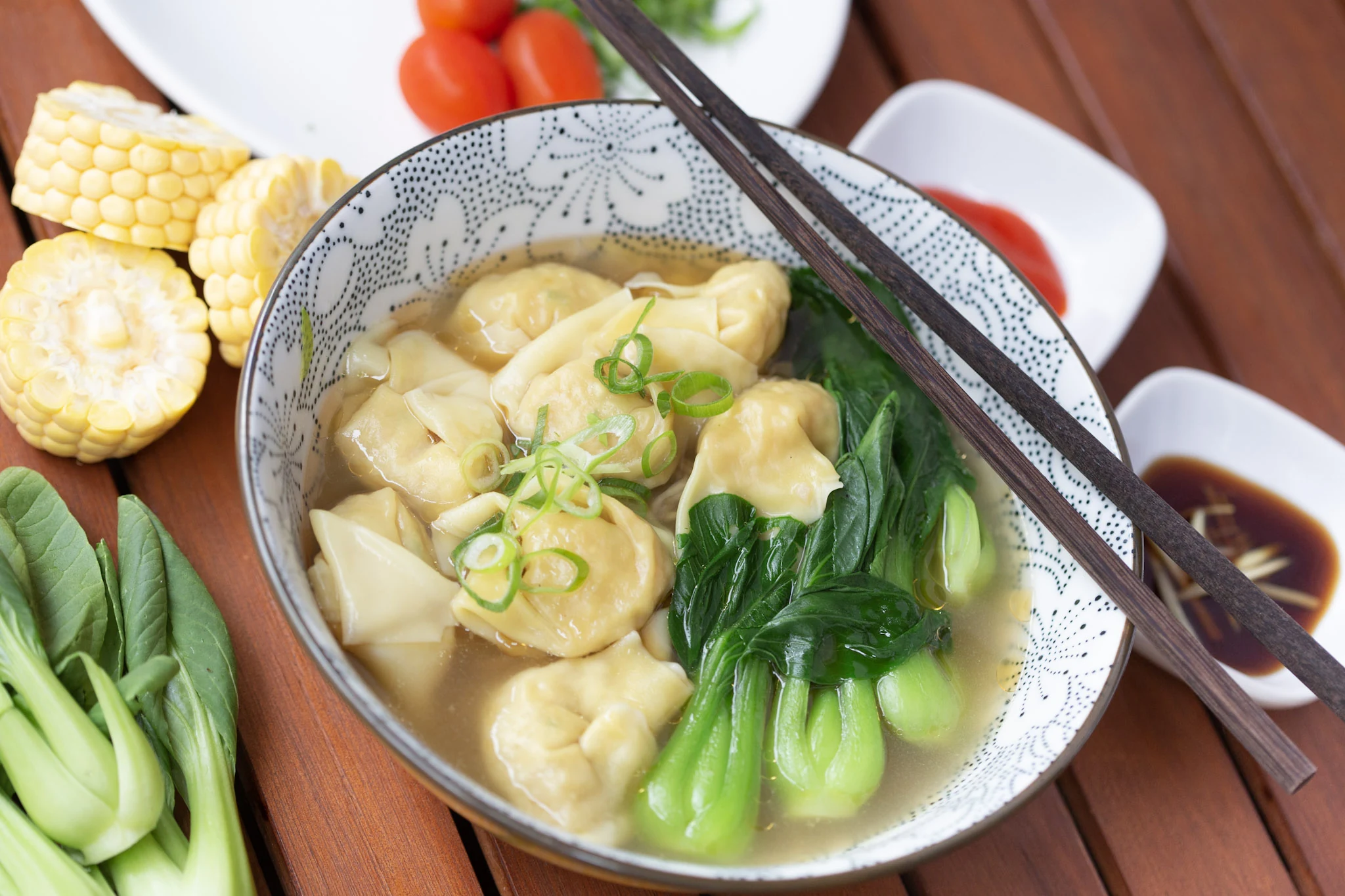 Nudelsuppe mit Wan Tan